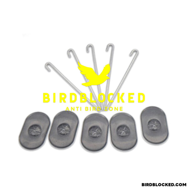 ตาข่ายกันนก หุ้ม PVC สีดำ สำหรับแผงโซล่าเซล Bird Barrier Solar Panel Guard Fence