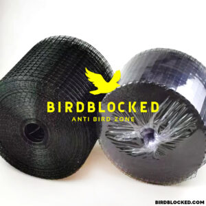 ตาข่ายกันนก หุ้ม PVC สีดำ สำหรับแผงโซล่าเซล Bird Barrier Solar Panel Guard Fence