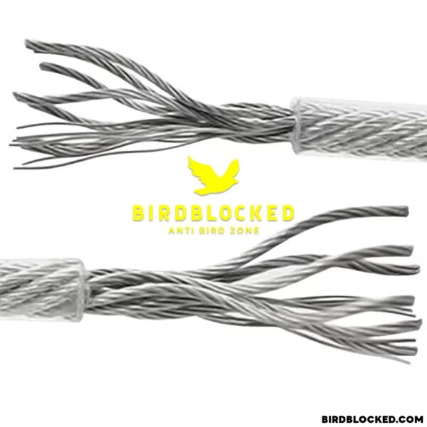 สลิงกาวาไนซ์หุ้มปลอก พีวีซี PVC coated wire rope
