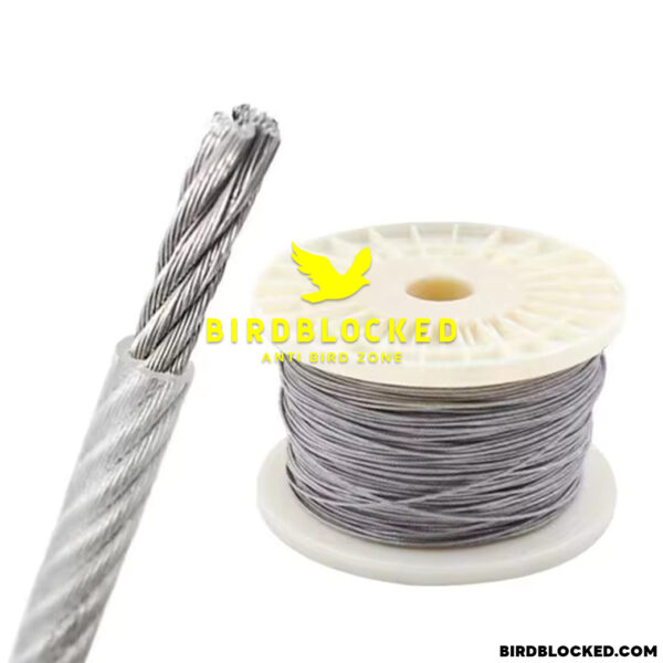 สลิงกาวาไนซ์หุ้มปลอก พีวีซี PVC coated wire rope