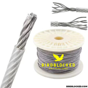 สลิงกาวาไนซ์หุ้มปลอก พีวีซี PVC coated wire rope